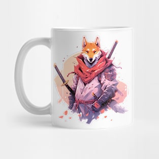 samurai fox Mug